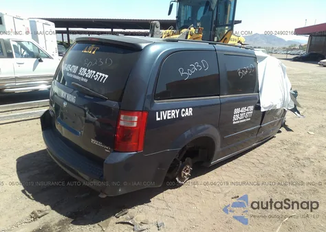 2009 Dodge Grand Caravan Se from USA, damaged, VIN 1D8HN44E29B508006